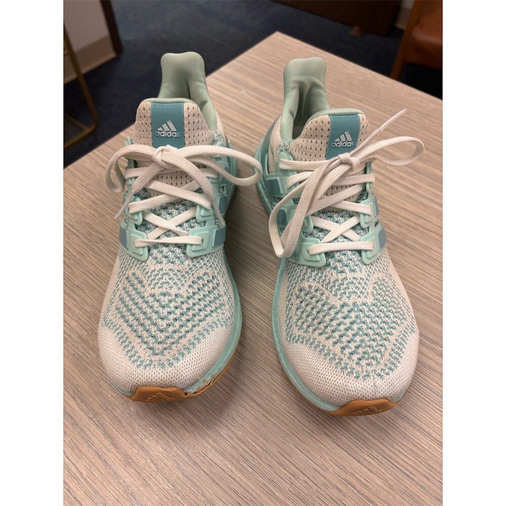 Adidas UltraBoost Womens Running Shoes Cloud White Mint 9.5